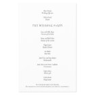 PAPER | Script Photo Black White Wedding Program