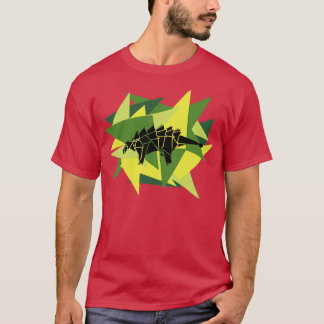 Paper Shards Origami Allosaurus T-Shirt