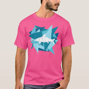 Paper Shards Origami Ichthyosaurus T-Shirt
