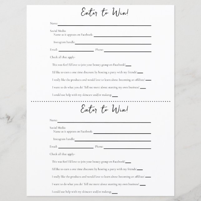 Paper Sheet (Front)