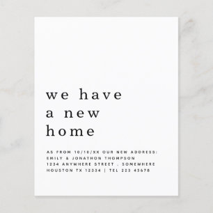 PAPER  Simple Moving New Home Details