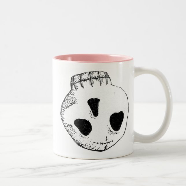 Paper Skull Mug (Right)