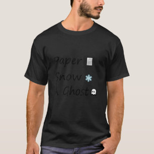 Paper Snow A Ghost Funny   T-Shirt