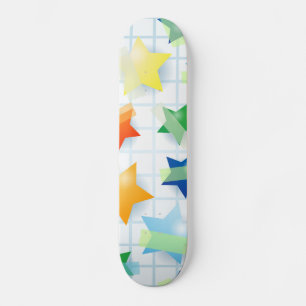 Paper stars, skate skateboard