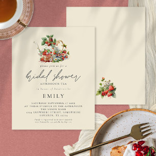 PAPER Strawberries Afternoon Tea Bridal Shower