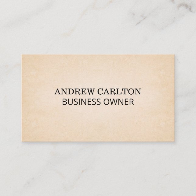 Paper Texture Background Business Card (Front)