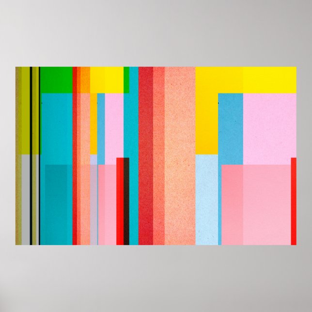 Paper texture - colourful background design poster (Front)