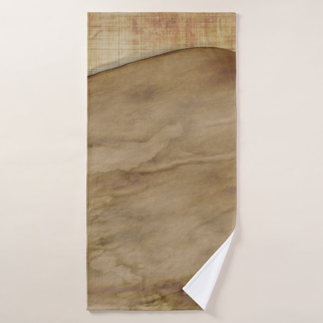 Paper texture old structure bath towel (Bath Towel)