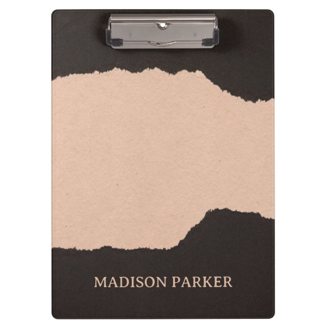 Paper Torn Edges  Clipboard (Front)