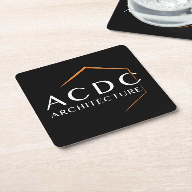 Paper underpants square paper coaster (Angled)