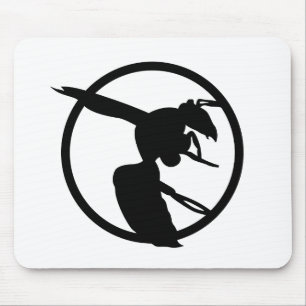 Paper Wasp Logo Mousepad