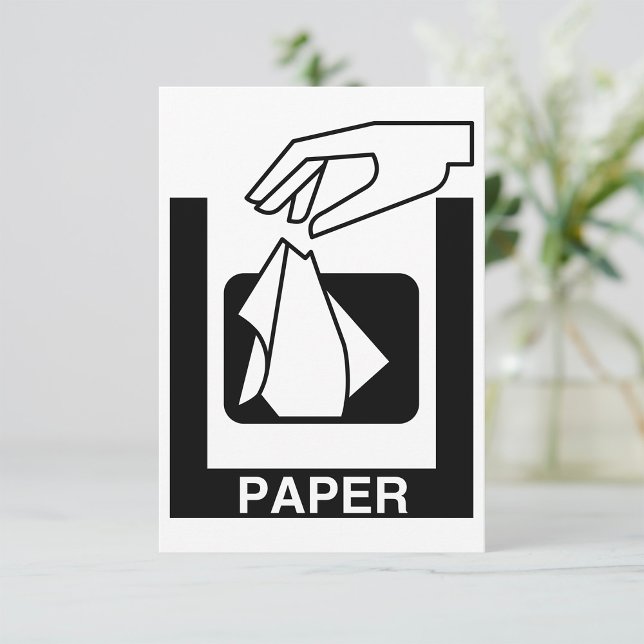 Paper Waste Invitations (Creator Uploaded)