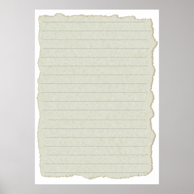 Paper write texture lines template poster (Front)