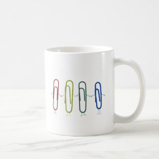 Paperclip friends coffee mug