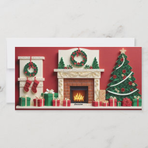 Papercraft Paper Quilling Christmas Card Photo