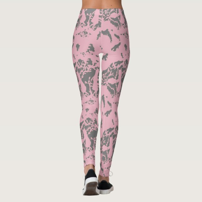 Papercut inspiration leggings (Back)
