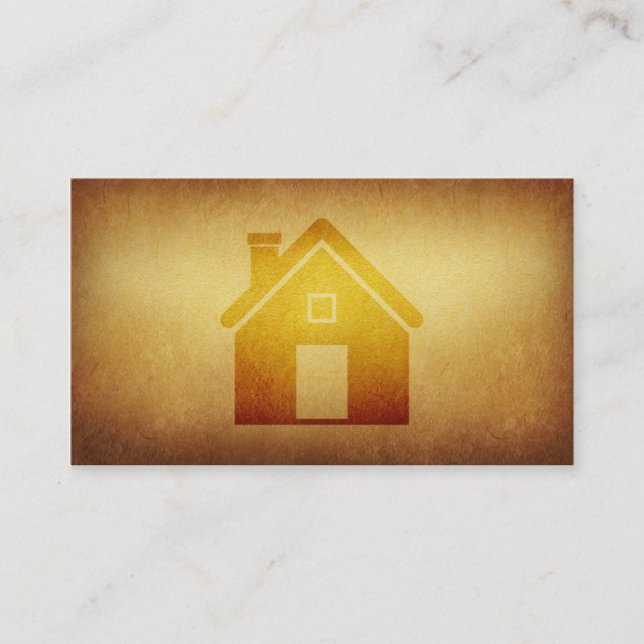 Papered Archive Real Estate Construction Business Card (Front)