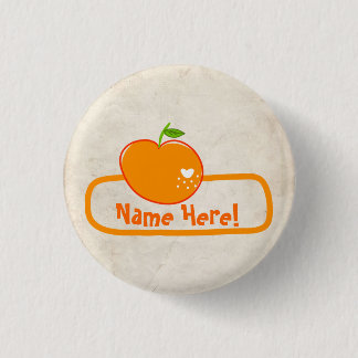 PaperFruit Orange Name Badge
