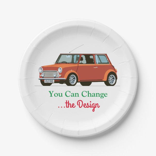 #PaperPlate #ClassicCars #CarDesignPaperPlate Pape Paper Plate (Front)