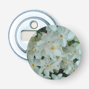 Paperwhite Narcissus Delicate White Flowers Bottle Opener