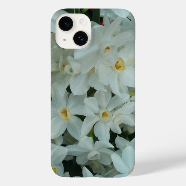 Paperwhite Narcissus Delicate White Flowers Case-Mate iPhone Case (Back)
