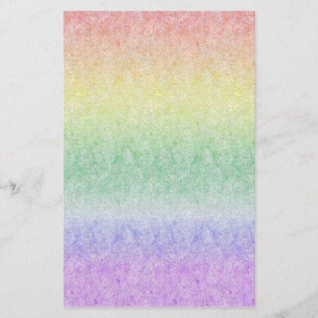 Papery Rainbow Stationery (Front)