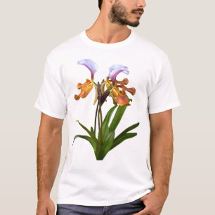 Paphiopedilum Orchids Intertwined T-Shirt
