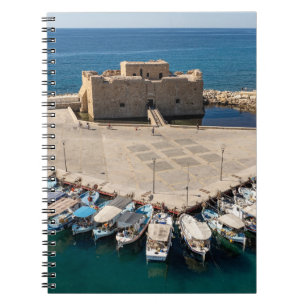 Paphos Castle & Harbour - original photograph Notebook