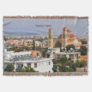 Paphos, Cyprus Throw Blanket