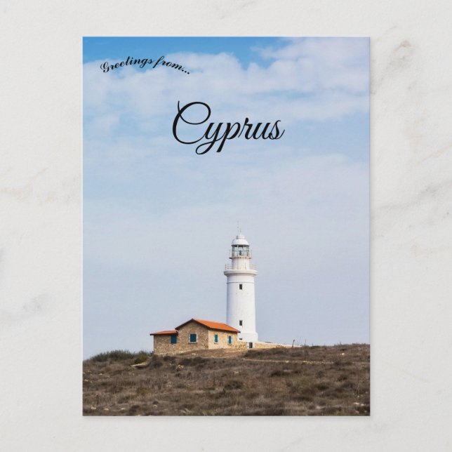 Paphos Lighthouse in Paphos Cyprus Postcard (Front)
