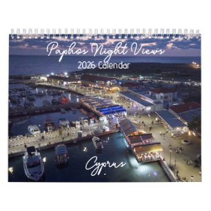 Paphos Night Views 2026 Calendar by Paphos Life