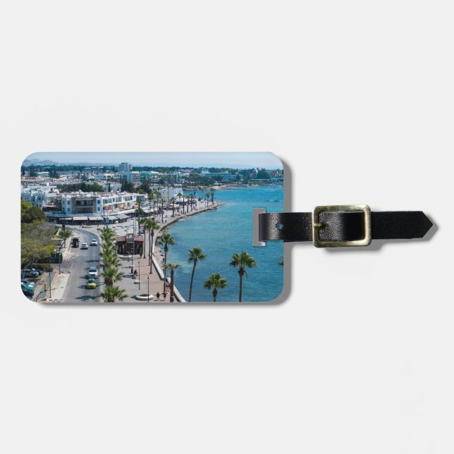Paphos Sea Front Luggage Tag (Front Horizontal)
