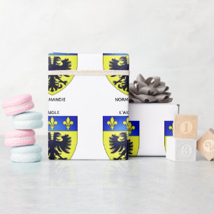 Papier cadeau blason de L'Aigle en Normandie Wrapping Paper