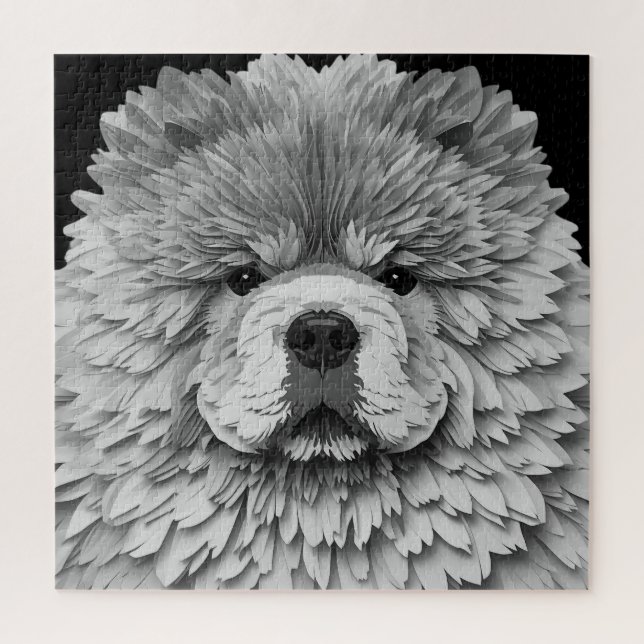 PAPIER MIRAGE Blue Chow Jigsaw Puzzle (Vertical)