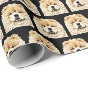 PAPIER MIRAGE Cream Chow Wrapping Paper
