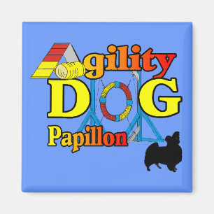 Papillon_Agility Gifts Magnet