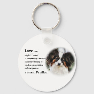 Papillon Art Gifts Key Ring