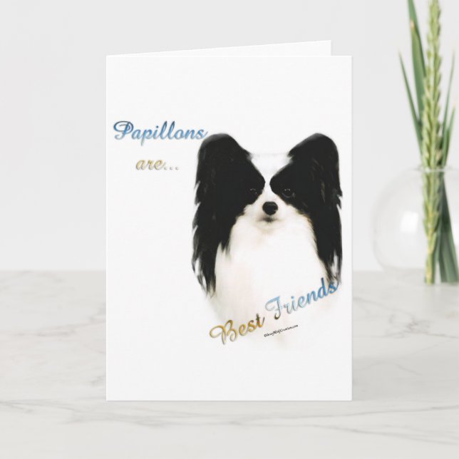 Papillon Best Friend 2 Card (Front)