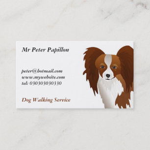 Papillon Business Card