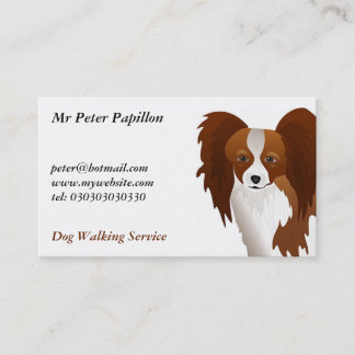 Papillon Business Card