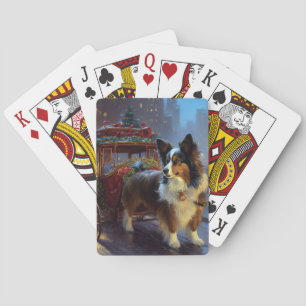 Papillon Christmas Festive Season Playing Cards