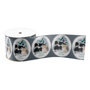 Papillon Christmas Grosgrain Ribbon