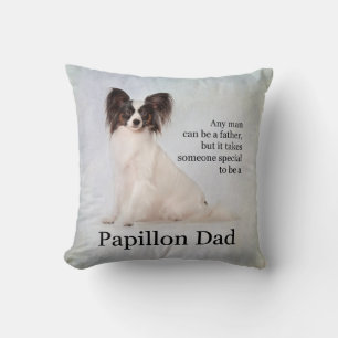 Papillon Dad Pillow
