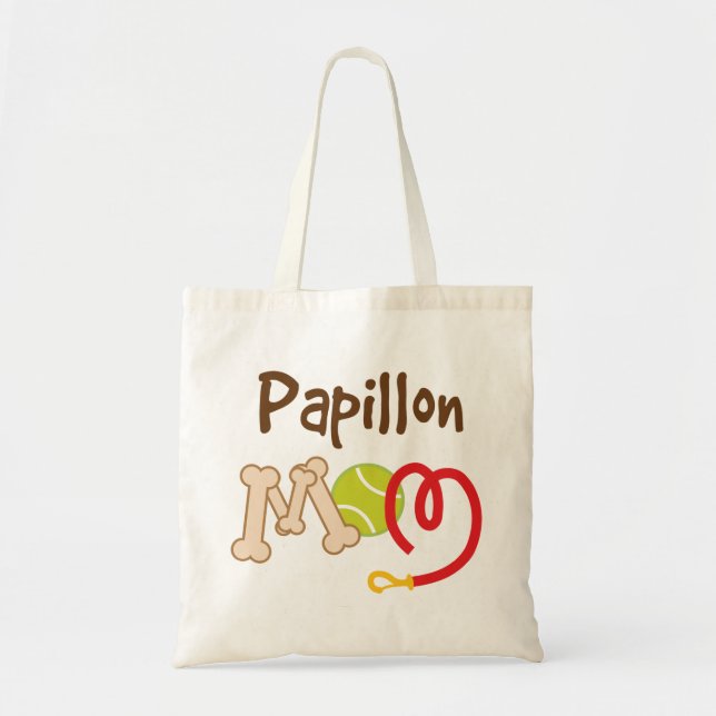 Papillon Dog Breed Mum Gift Tote Bag (Front)