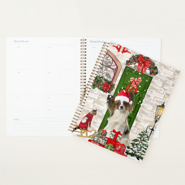 Papillon Dog Christmas Planner (Display)