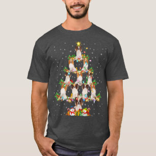 Papillon Dog Lover Xmas Lighting Papillon Christma T-Shirt