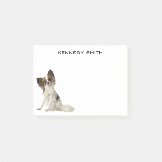 Papillon Dog Post-it Notes (Front)