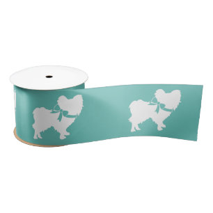 Papillon Dog Puppy Satin Ribbon
