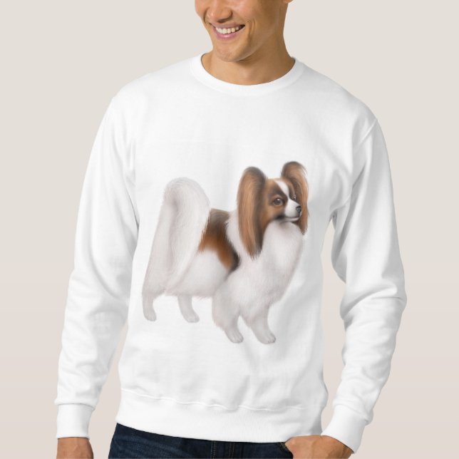 Papillon Dog Sweatshirt (Front)