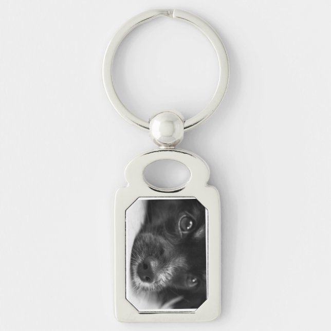 papillon face key ring (Front)